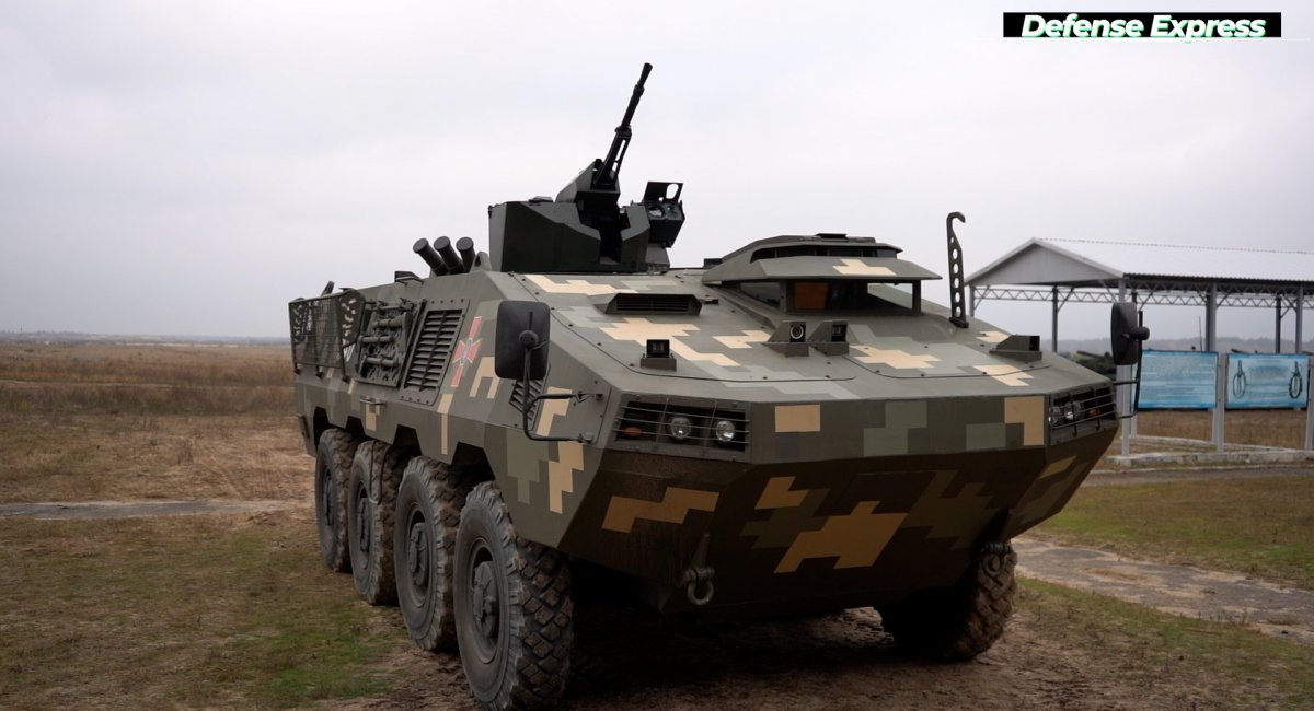 One option for modernizing the BTR-60 APC by the Ukrainian company, Defense Express