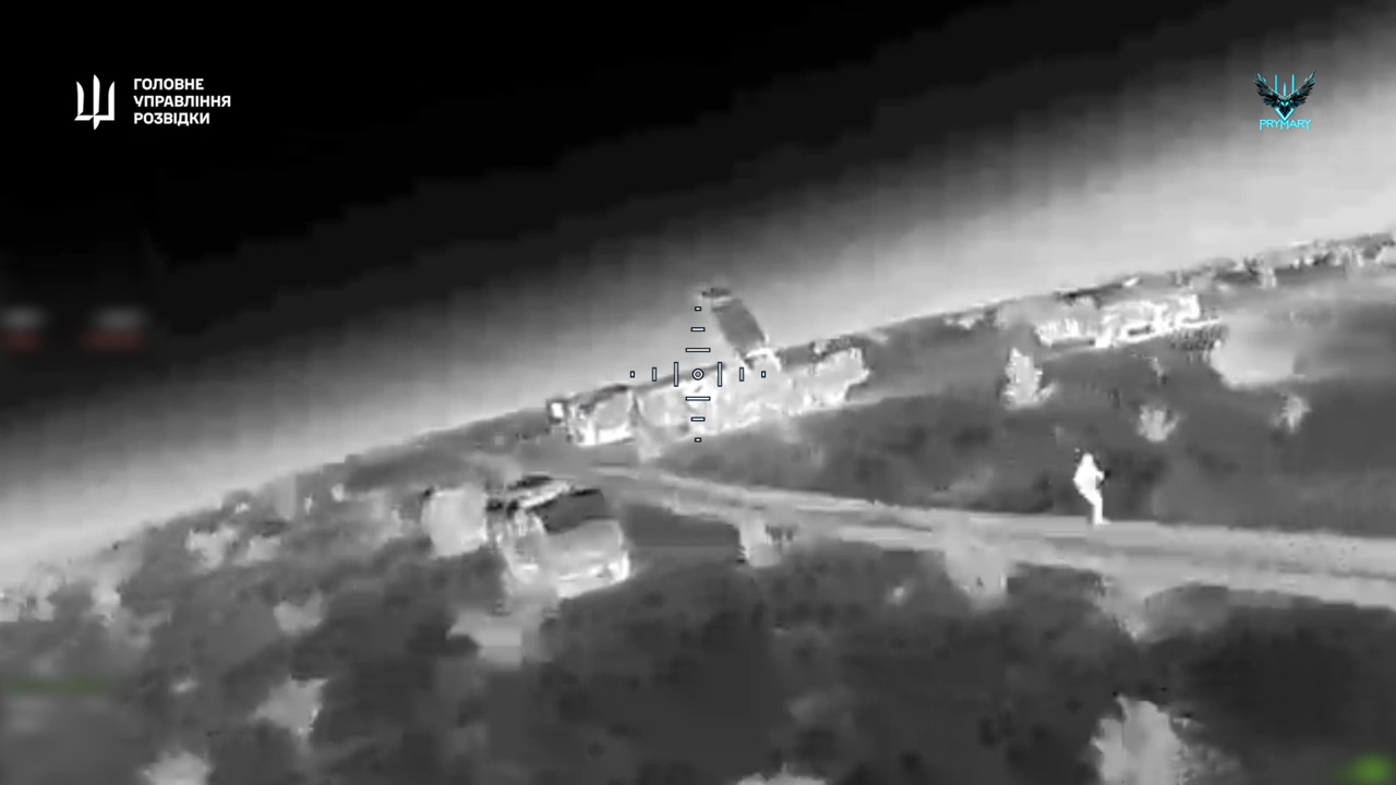 The destruction of a 96L6E radar from an S-400 battery