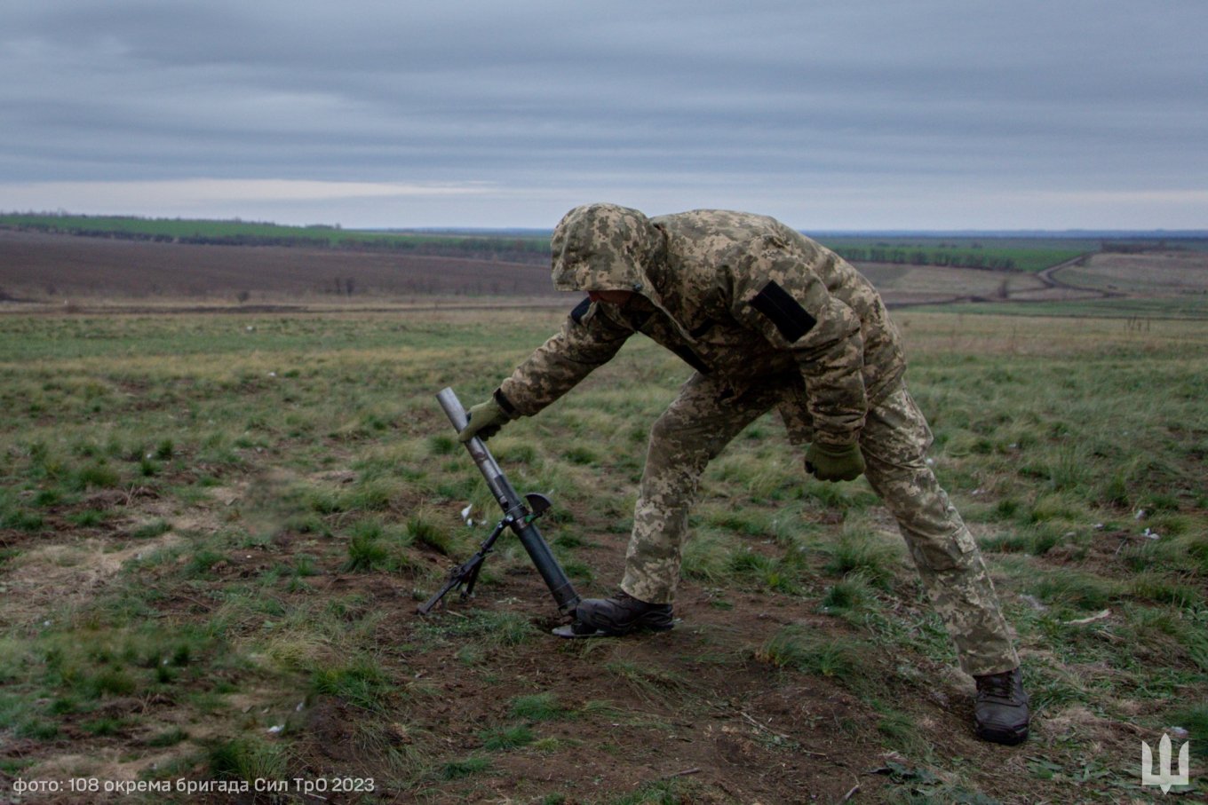 Filed tests of a Ukrainian unique grenade-launching mortar
