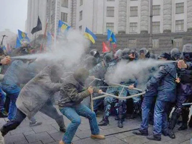 CS is considered a non-lethal means of suppressing riots and is in service with the police in many countries