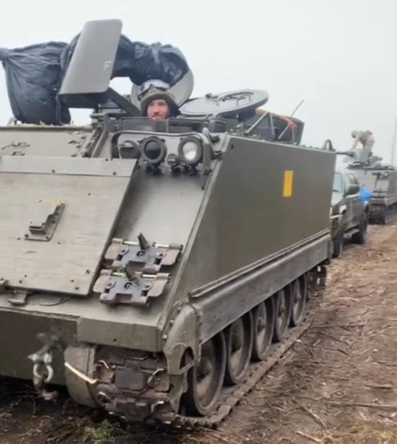 The first sighting of M113A1/A2 armored personnel carriers donated to Ukraine by Portugal - this particular APC is currently deployed in Kherson region, Defense Express