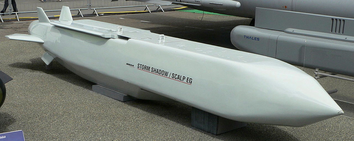 Storm Shadow is an aircraft-launched cruise missile with 990 lb of explosive and attack range of over 150 miles