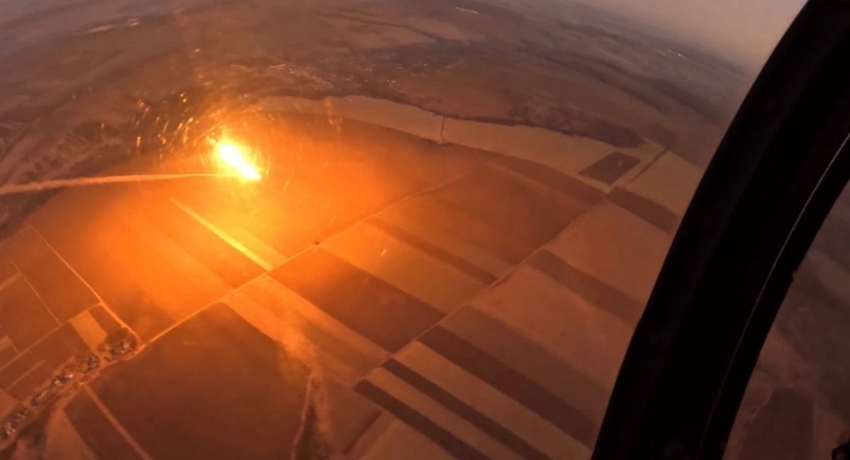 One of first photos of Mirage combat work in Ukraine / Photo credit: AF Command of Armed Forces of Ukraine