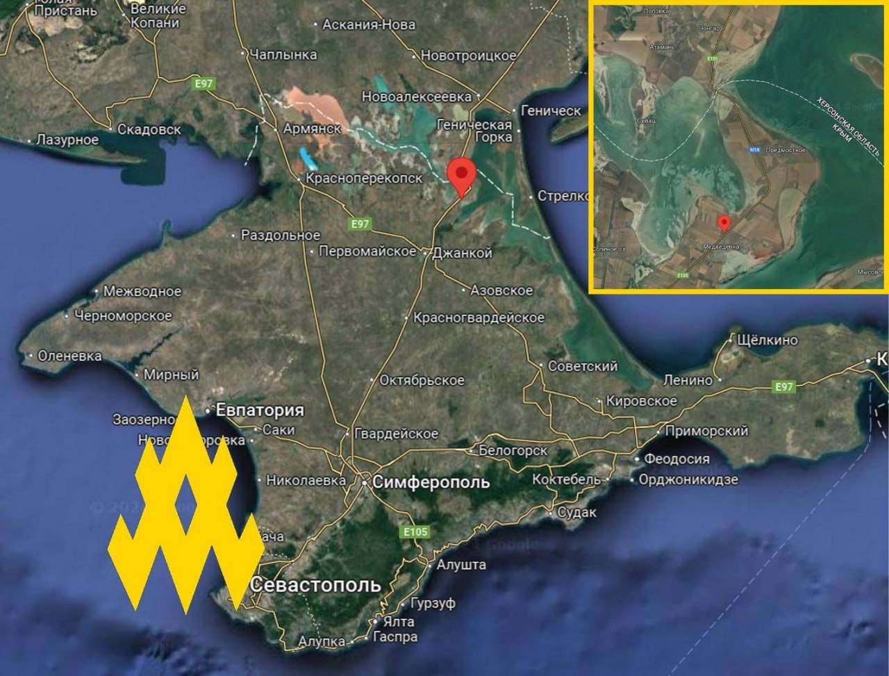 Ukrainian Partisans Spotted S-300V SAM System Near Temporarily Occupied Crimea, Defense Express