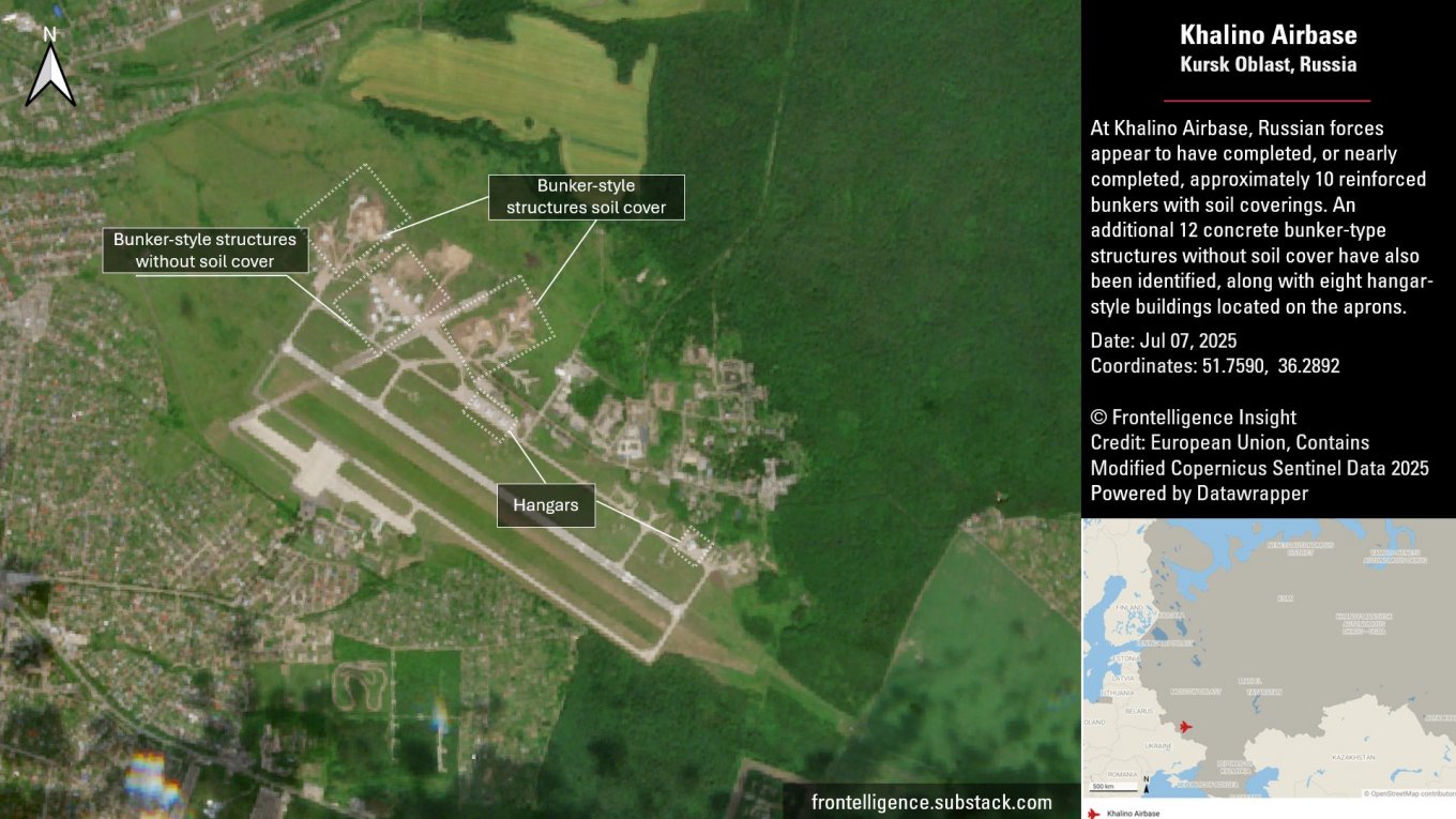 Operation Pavutyna, What Is Happening Now at Airfields Where russian Strategic Aviation Was Destroyed, Khalino Air Base, Kursk oblast, russia, July 7, 2025