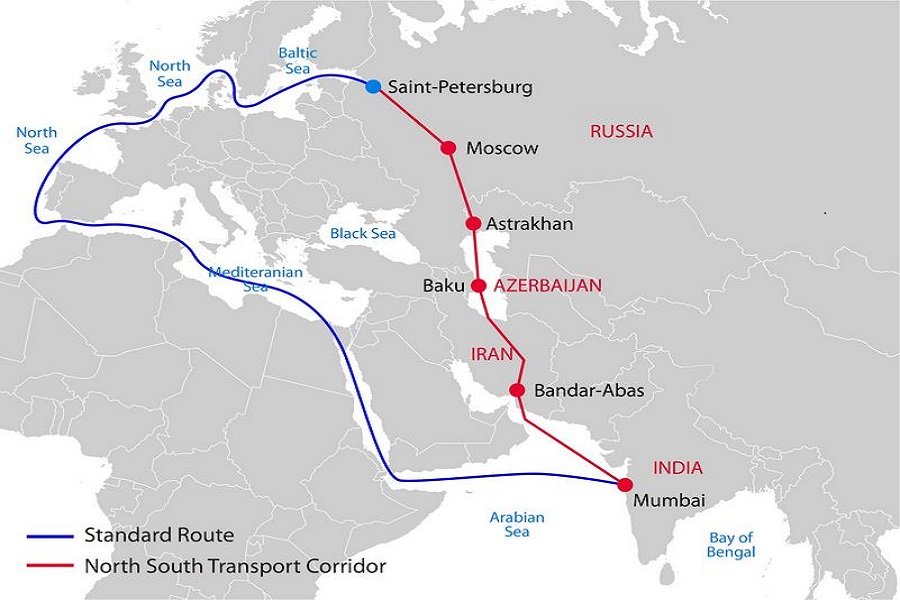 The International North-South Transport Corridor Defense Express The UK Defense Intelligence Discovered the Route for Large Deliveries of Iranian Kamikaze Drones to russia