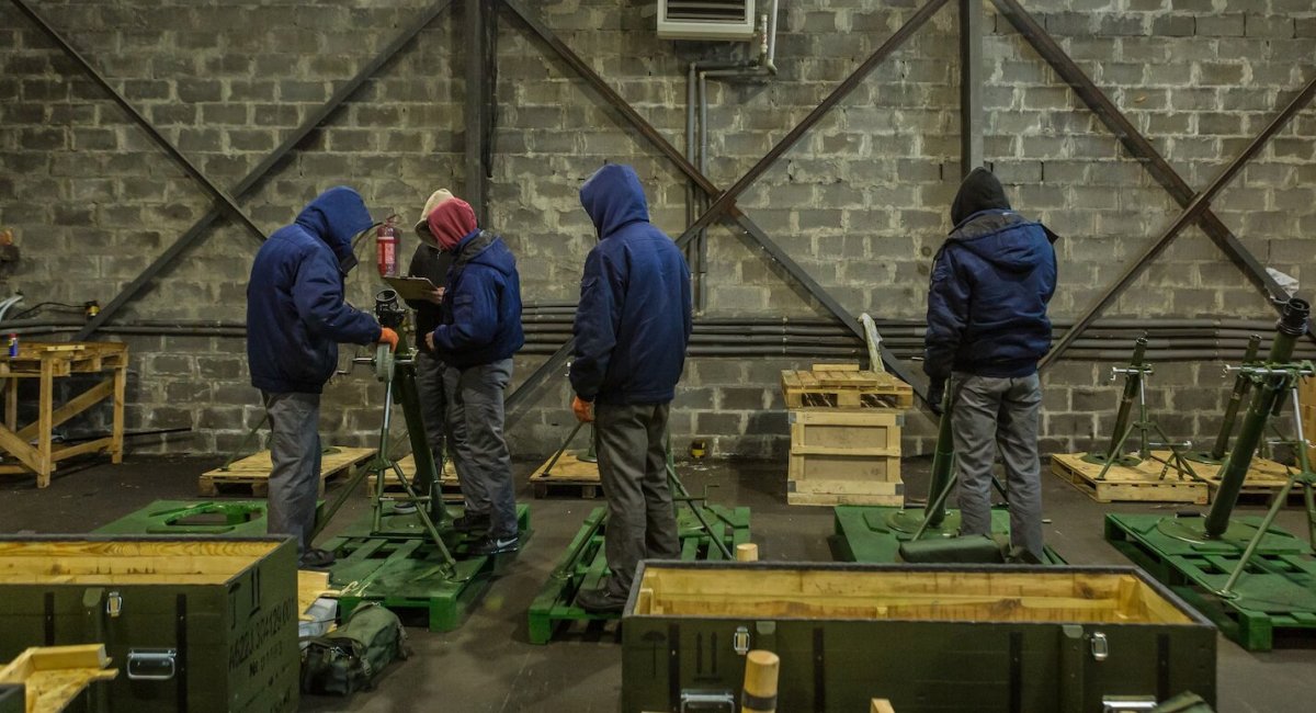 The process of manufacturing 82mm mortars for the Armed Forces of Ukraine
