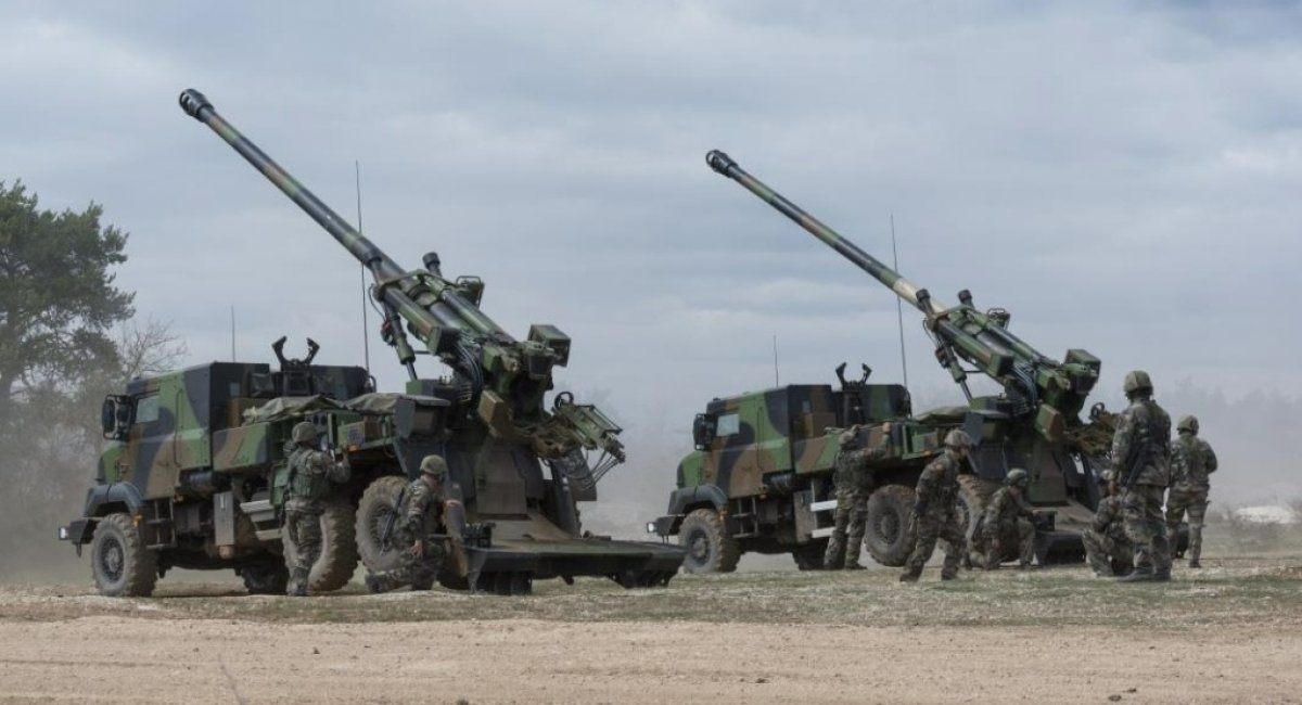 French Decided That Distributing 16 CAESAR Self-propelled Guns Across More Units Would Make it Harder for russian Drones Hit Them, CAESAR self-propelled gun of the French Army