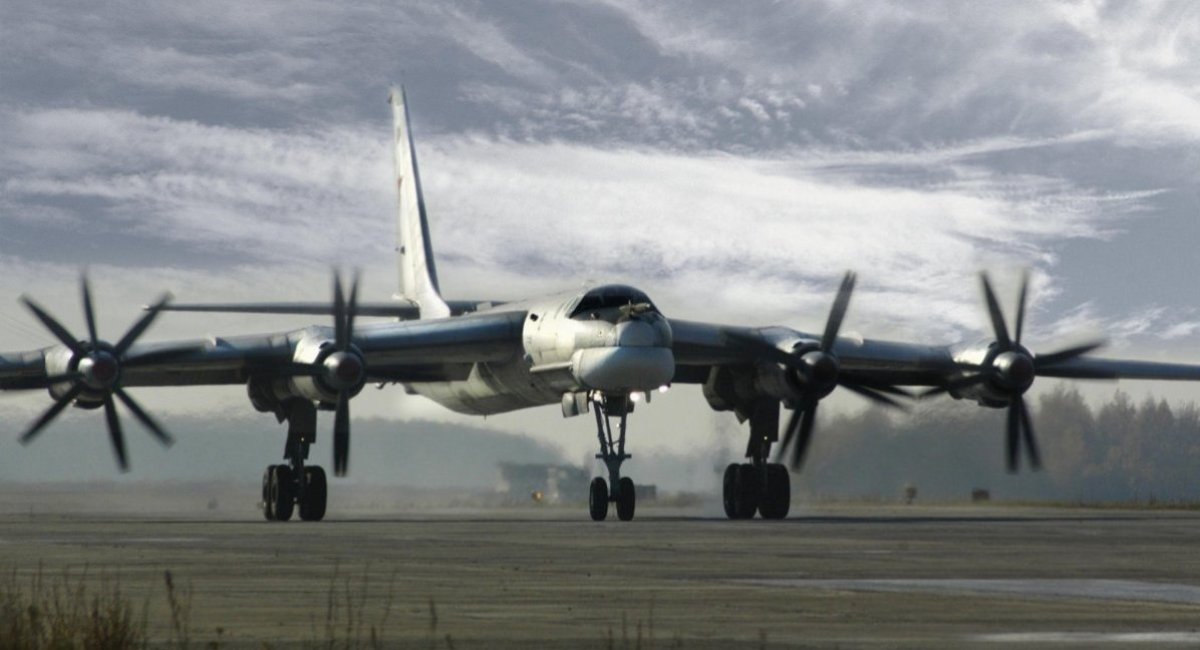 russia’s Tu-95 Strategic Bomber Launching Missiles at Ukraine Destroyed at Engels Airfield, Tu-95MS