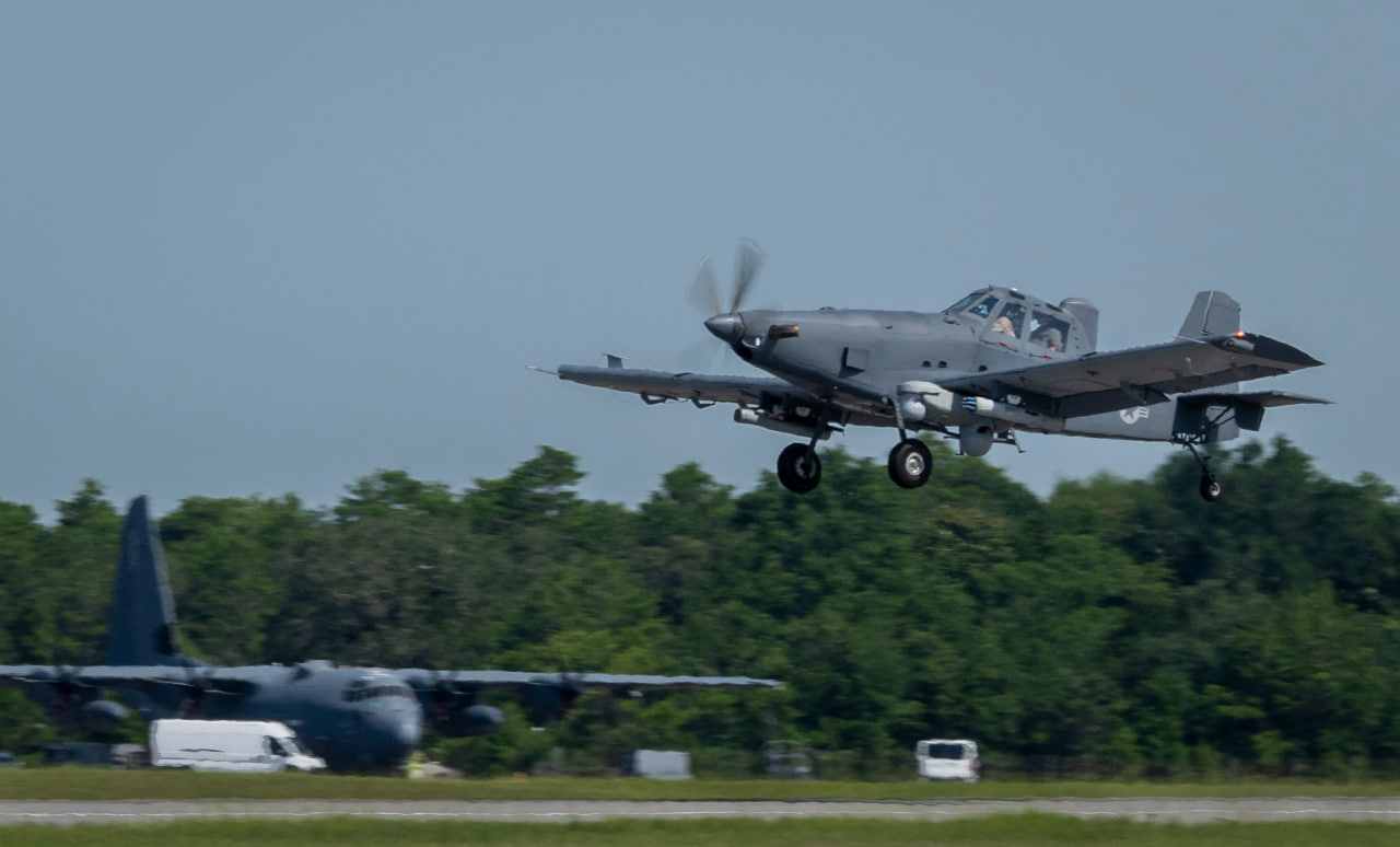 OA-1K Skyraider II aircraft / Photo credit: U.S. Department of War