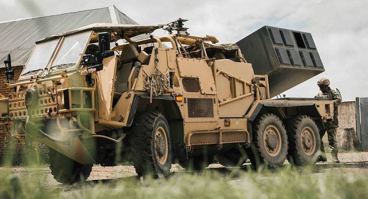 Wolfram mobile launcher for Brimstone ground attack missiles