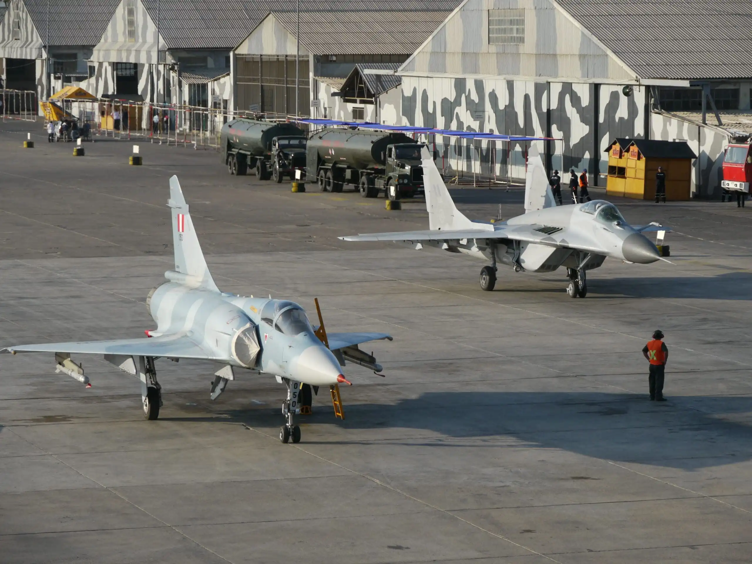 Peruvian Air Force Mirage 2000 and MiG-29