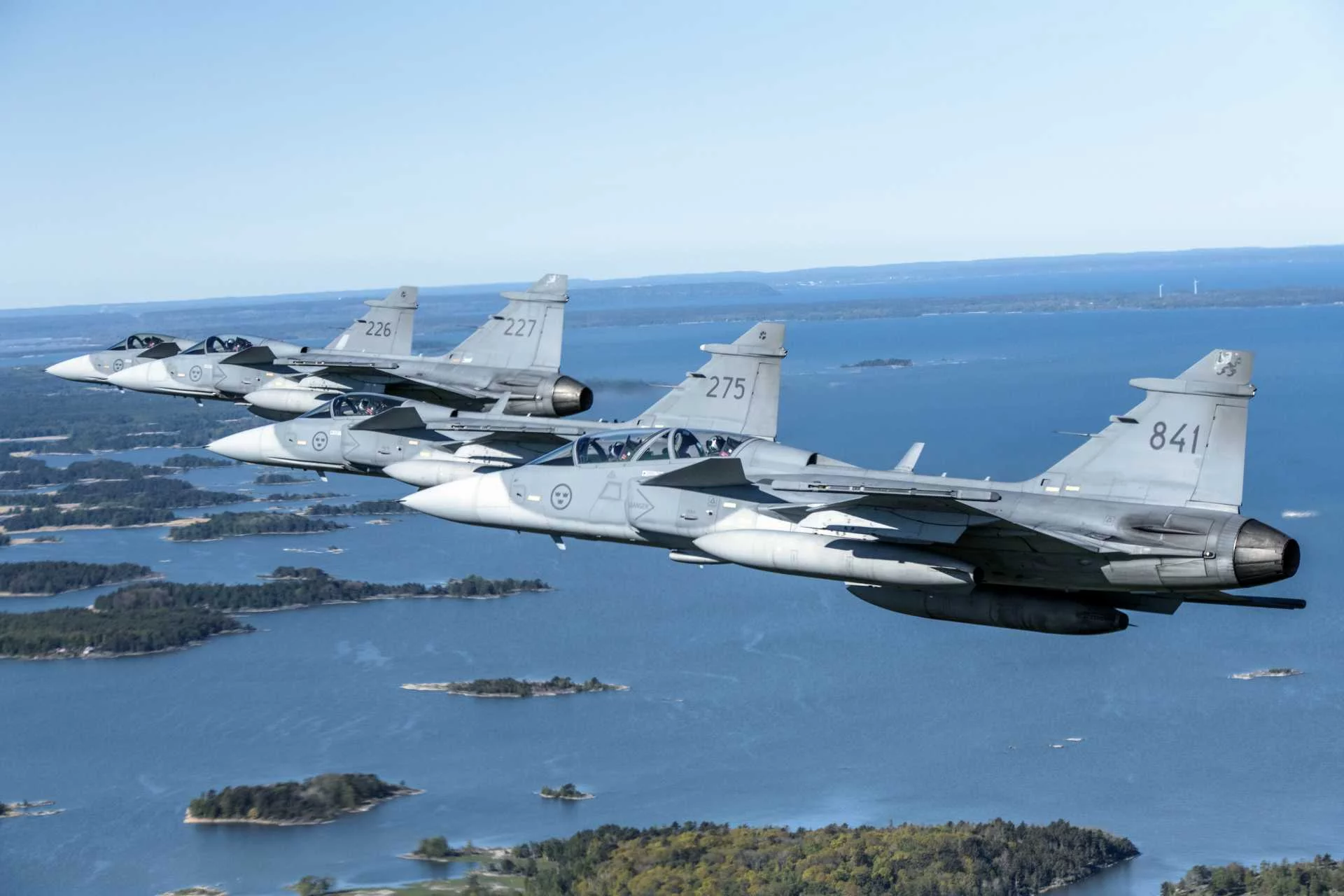 JAS 39 Gripen fighters