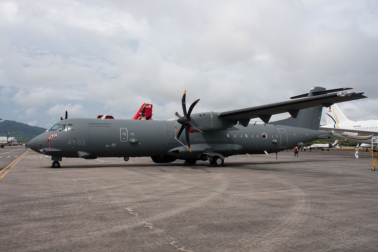 A P-72A (ATR-72MP) maritime patrol aircraft of the Italian Air Force