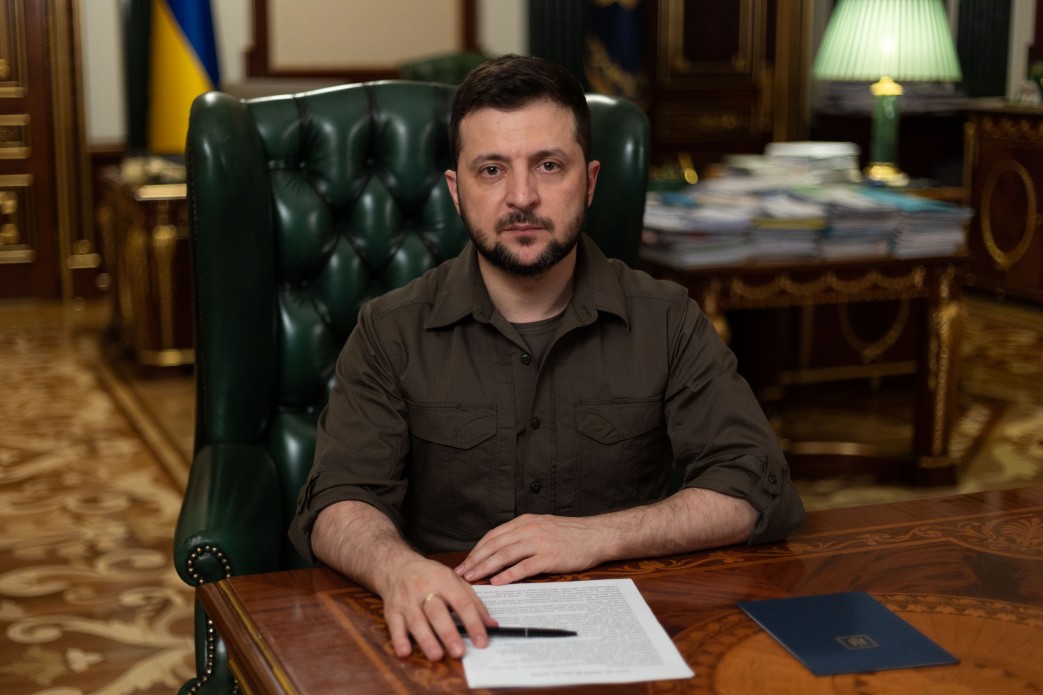 he President of Ukraine Volodymyr Zelenskyy
