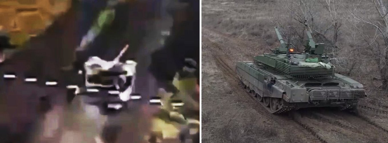 T-90M Proryv tank in the sight of the Adam tactical group FPV drone, July 2023, Modern russian T-90M Proryv Tanks Have a Problem That Makes Them Vulnerable to Ukrainian FPV Drones, Defense Express