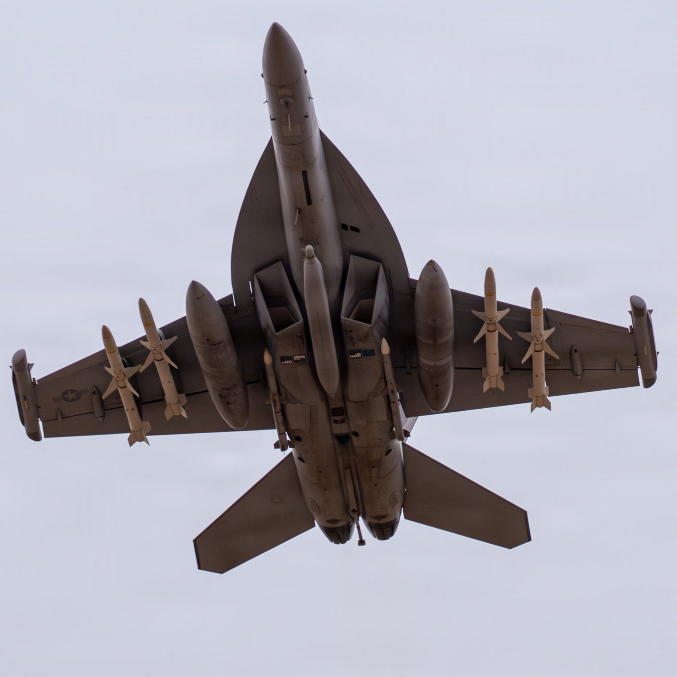 F/A-18G Growler EW aircraft during Operation Epic Fury