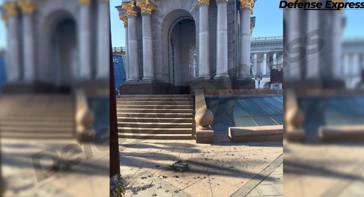 Drone debris on Kyiv’s Independence Square, 1483 Days of russia-Ukraine War – russian Casualties in Ukraine