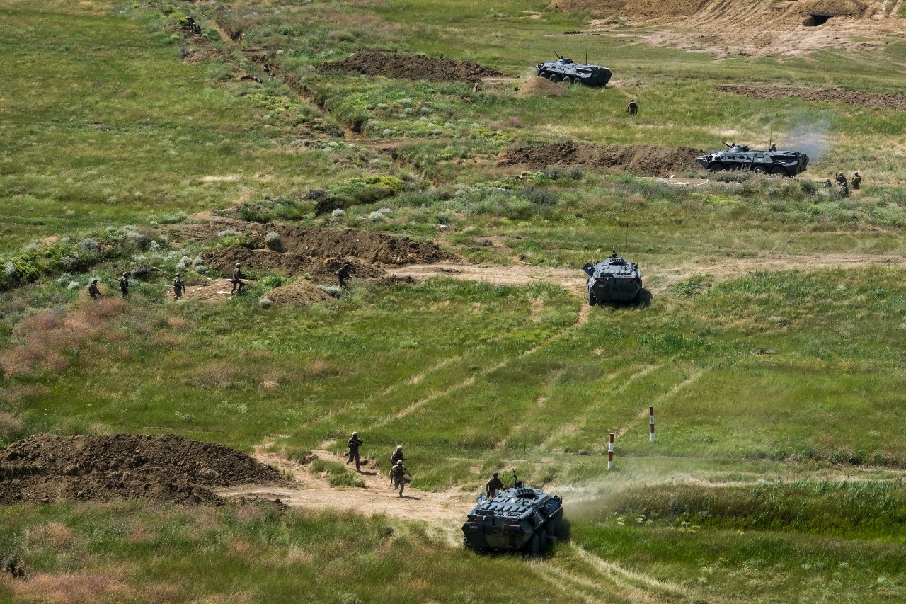 The BTR-70 APC of the Defense Forces of Georgia Defense Express