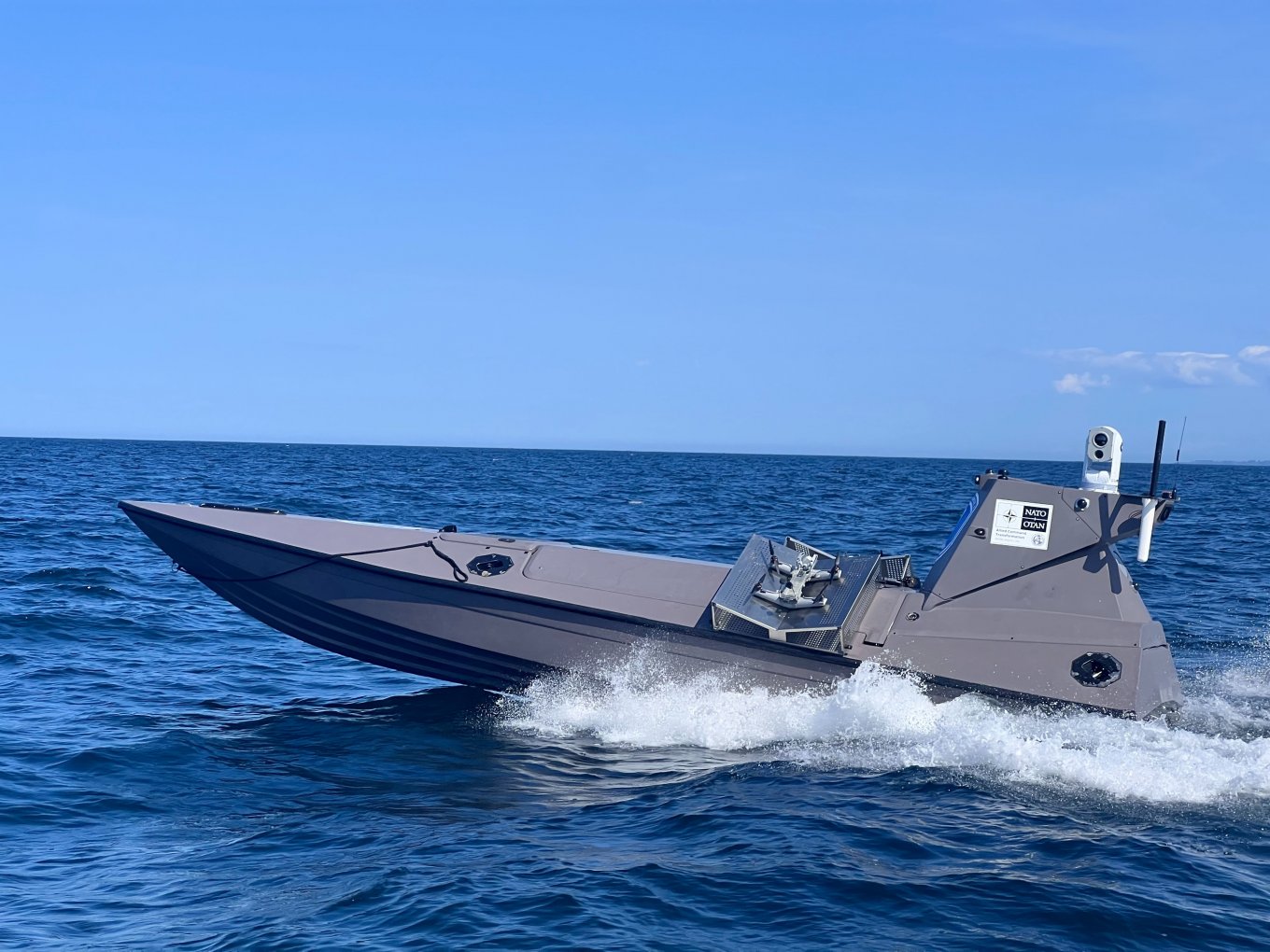 K3 Scout USV with reconnaissance FPV drone aboard