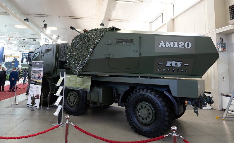 AM120 self-propelled mortar system