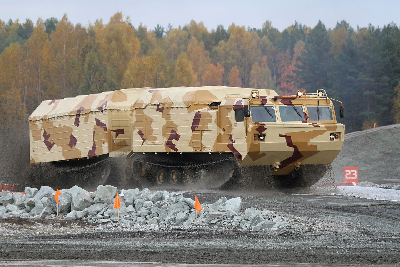 Russian Arctic twin-unit DT-30 transporter