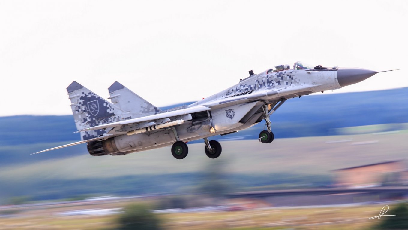 Slovak Air Force MiG-29AS aircraft, Defense Express