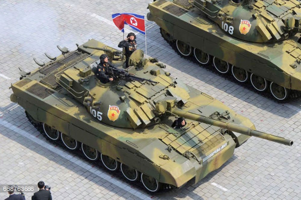 North Korean Army Tanks