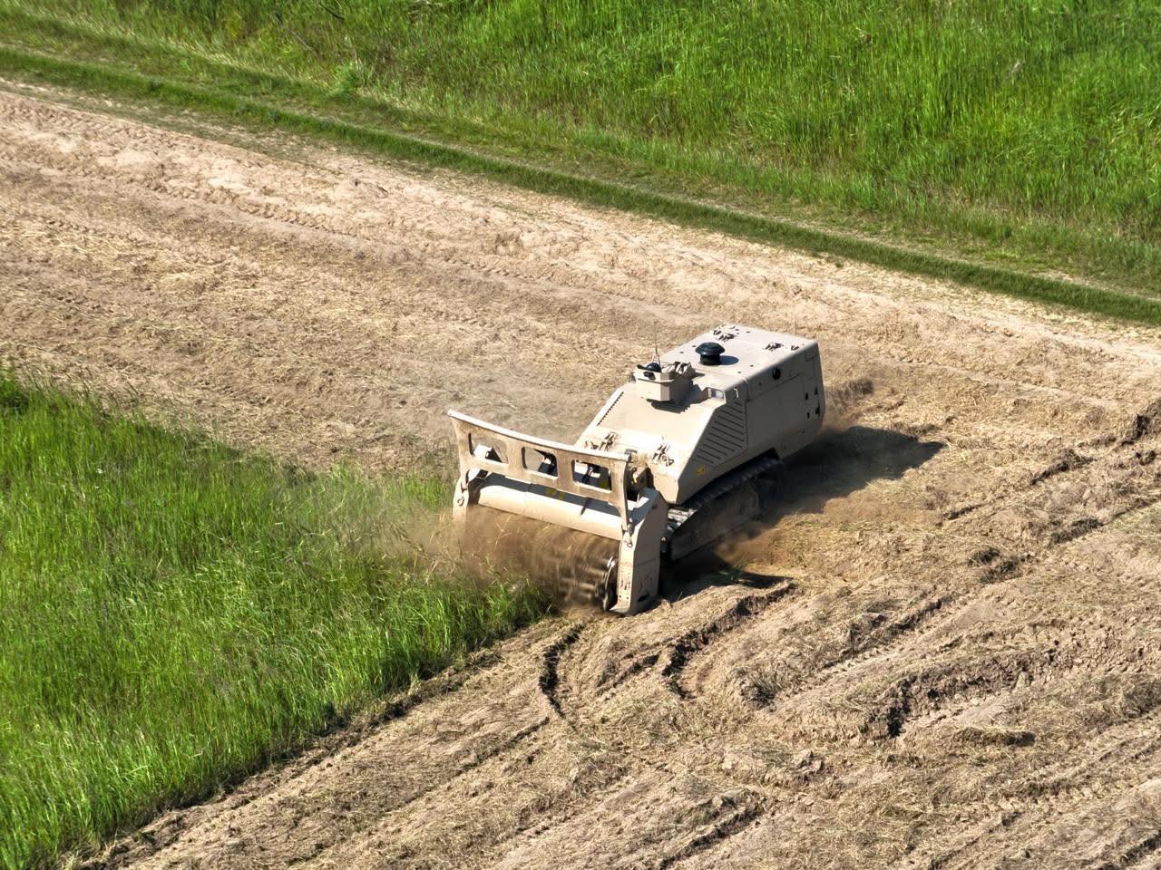 The GCS-200 demining machine Defense Express Remote-Operated GCS-200 Vehicles Have Made 45 Hectares Safe Again in Chernihiv Region (Photos)