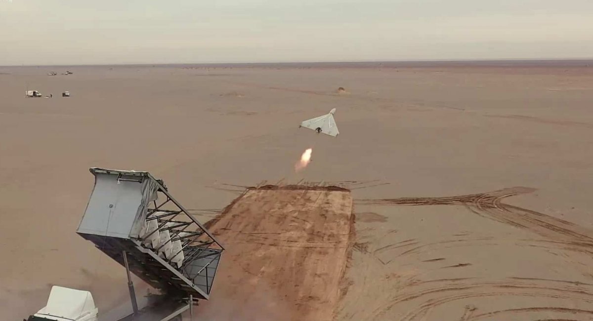 Launch of a Shahed-136 drone