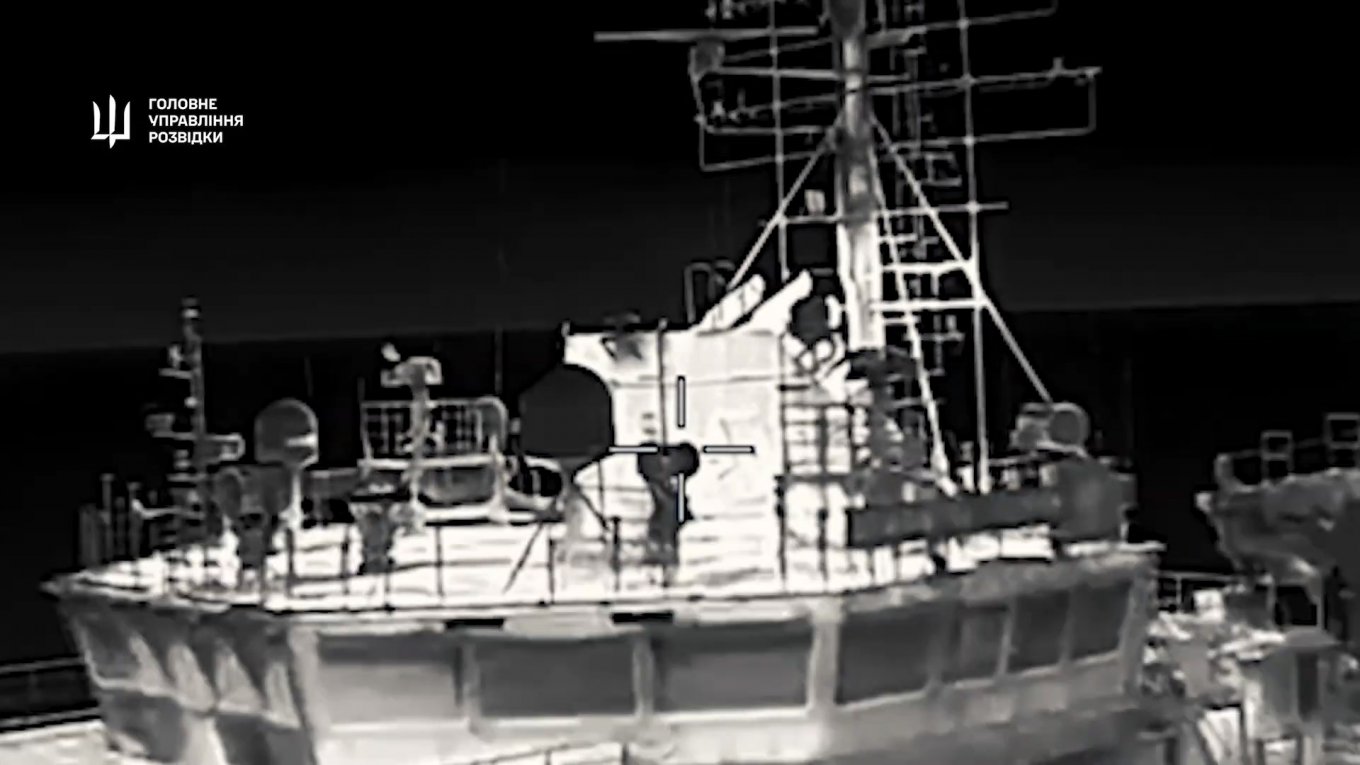 russian MPSV07 Vessel Violating the Law of War Struck by Ukrainian Drones (Video), Defense Express