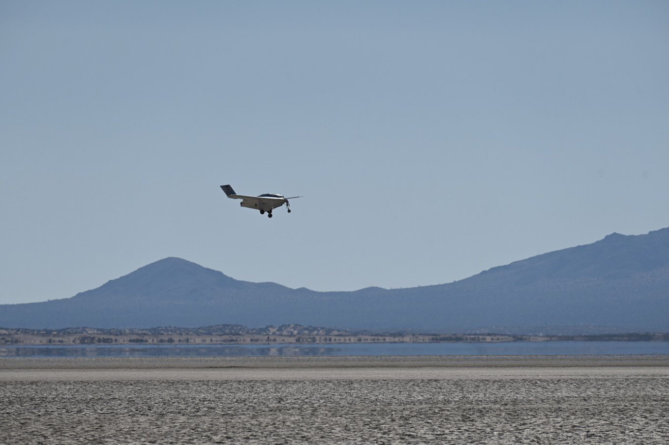 The drone in fligh / Photo credit: Northrop Grumman