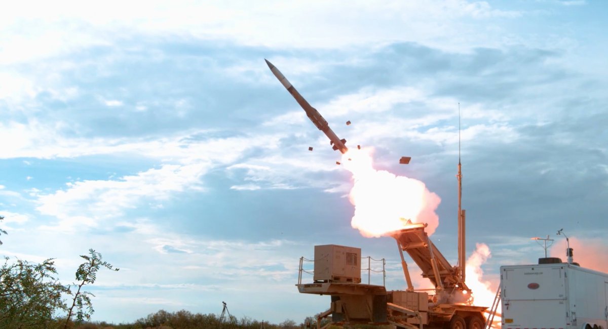 PAC-3 MSE launch from Patriot SAM system