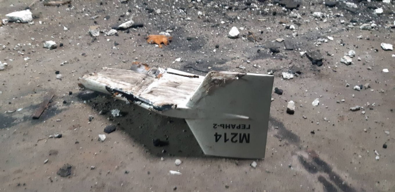 One of the first photos of the Shahed-136, which made it possible to identify the drone itself and its manufacturer in a matter of hours, Defense Express