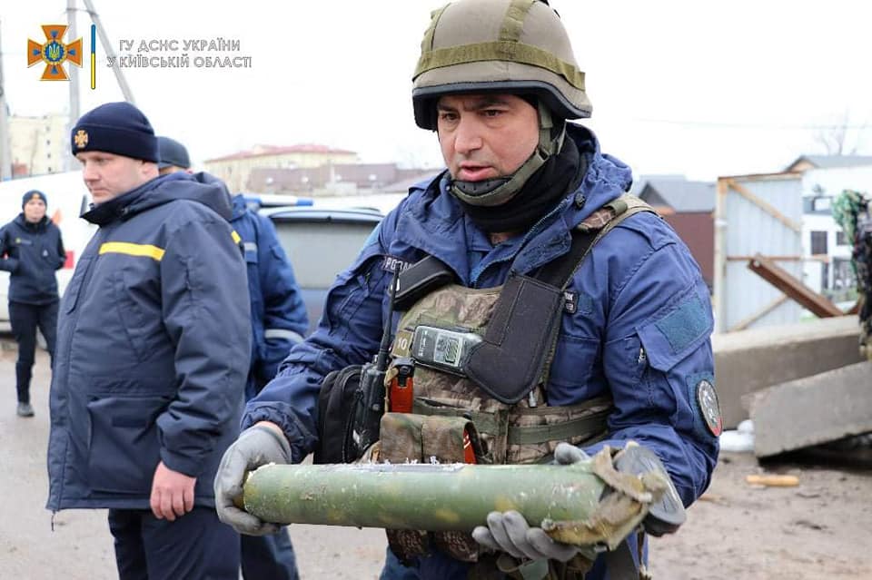 the State Emergency Service of Ukraine, More than 600 explosive items seized in Irpin, Defense Express