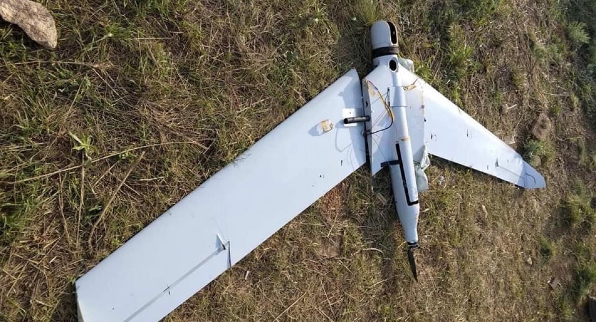 Russian UAV ZALA 421-16EM-F, that was shoot down by Ukrainian troops, Defense Express