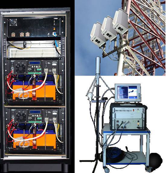 Means of the Pole-21 system: a rack with equipment (left), antenna modules (top right) and a control panel Defense Express Ukrainian Scouts Neutralized Rare russian Pole-21 Electronic Warfare System