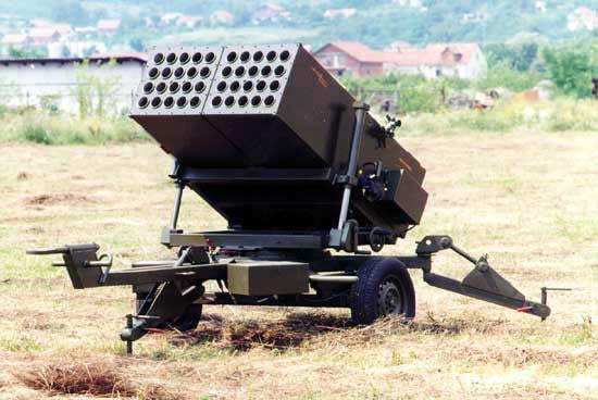 Croatian M93A3 Haron MLRS