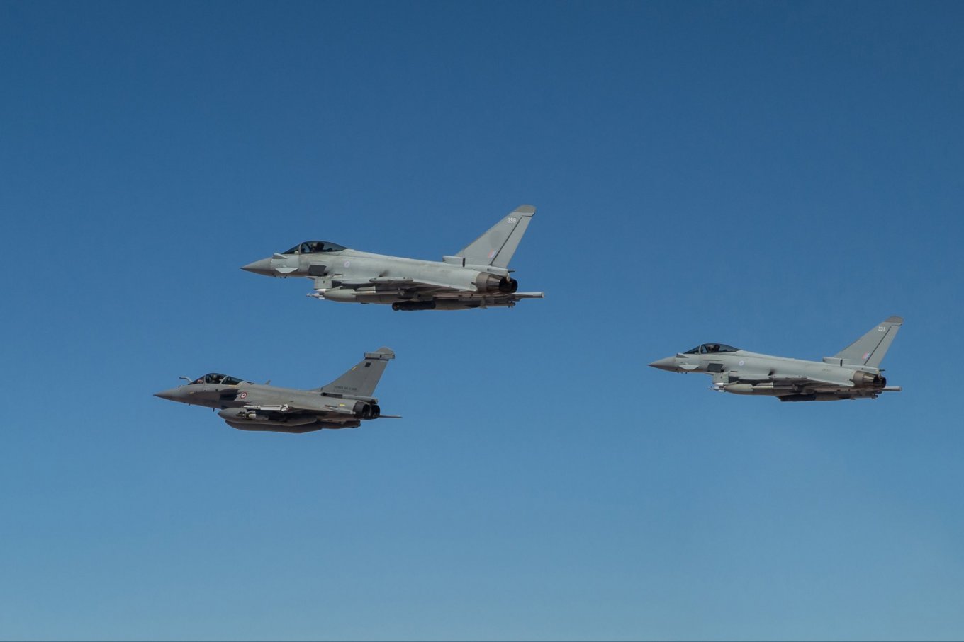 Rafale and Eurofighter fighters
