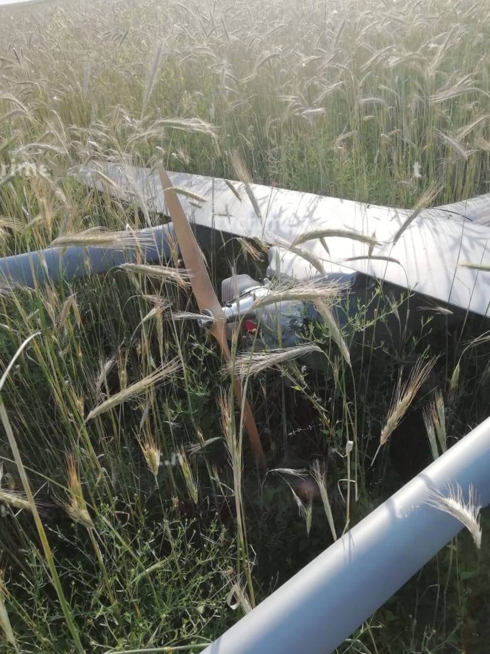 The drone was “neutralized and landed”  in the northern part of the peninsula Defense Express Temporarily Occupied Crimea Leader Claims Capture of “Enemy Drone” with Trident in the North of Peninsula