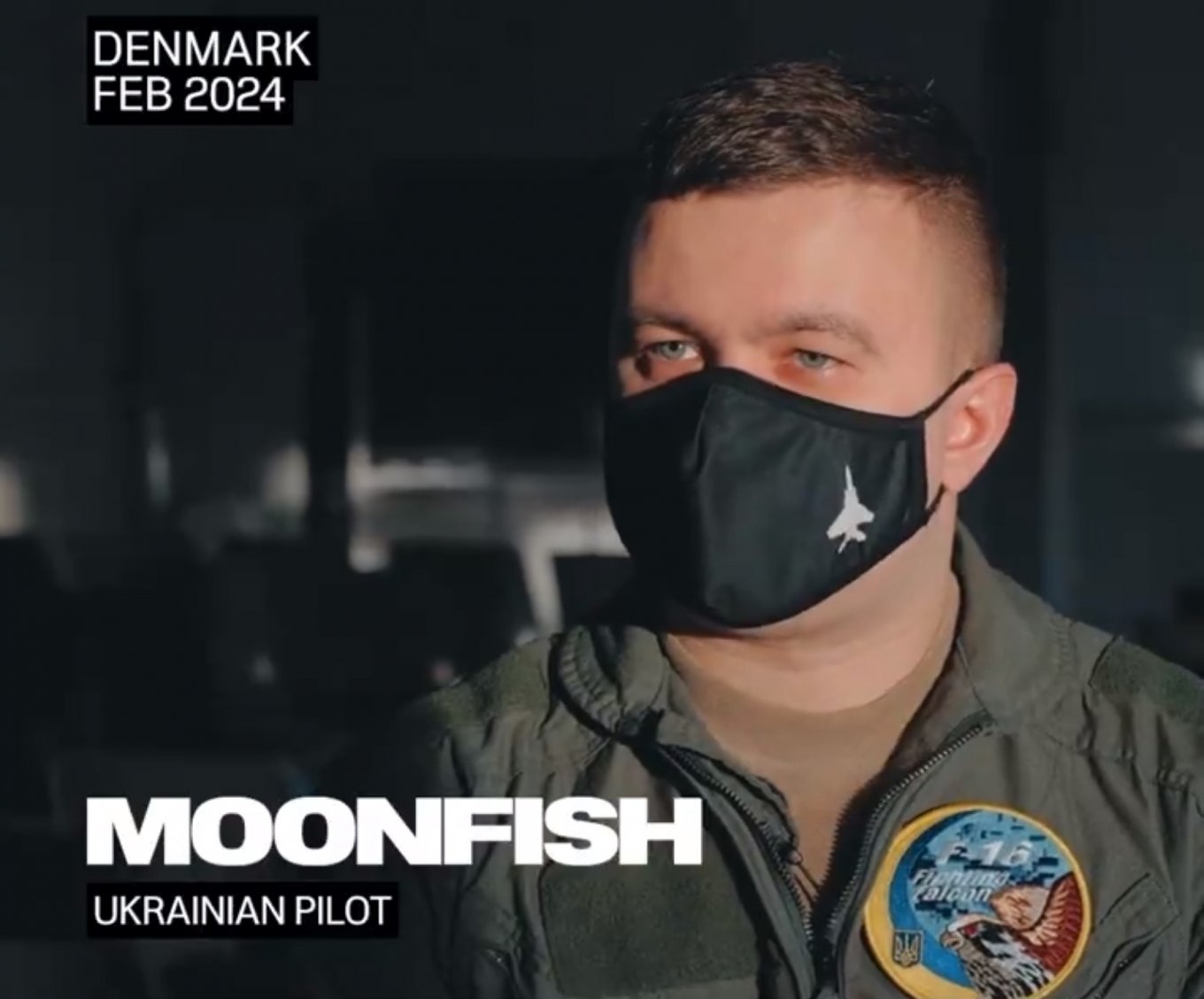 A Video of How Ukrainian Pilots Train on F-16 Fighter Jets in Denmark Goes Viral on the Internet Ukrainian pilot with the call sign Moonfish, Defense Express