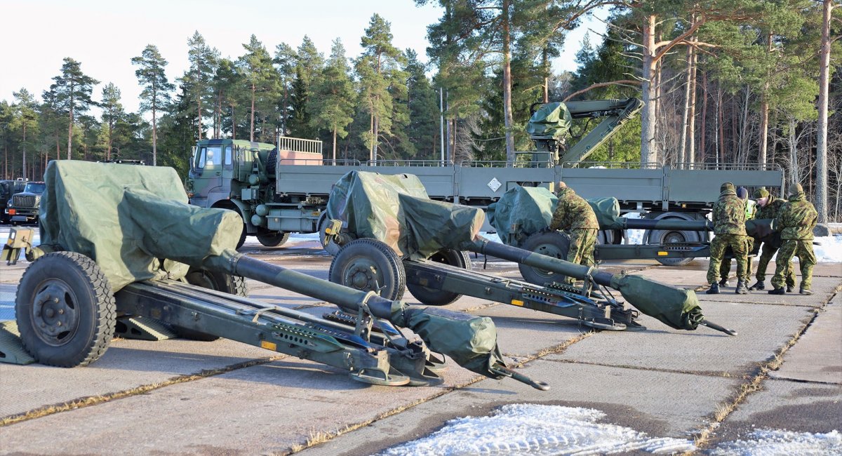 Estonian D-30 handed over to the Armed Forces of Ukraine, April 2022