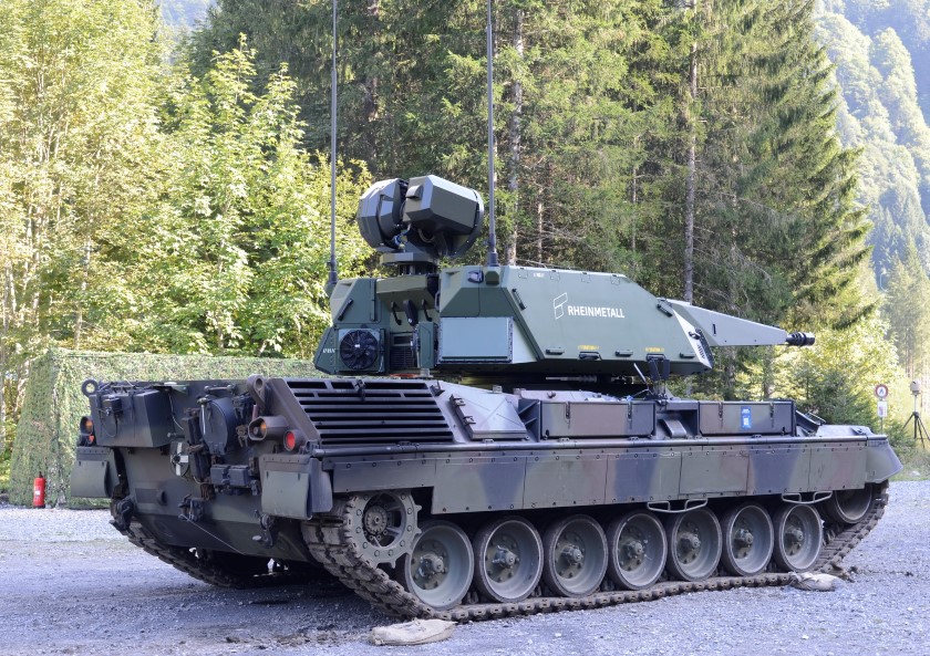 Skyranger 35 on Leopard 1 chassis