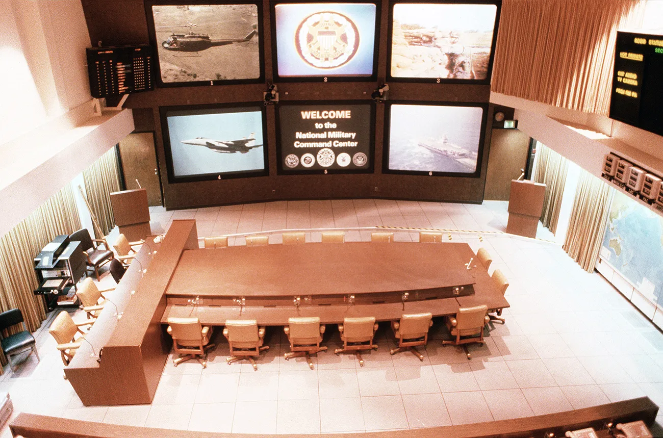 NMCC main hall in 1980s, one of few photographs