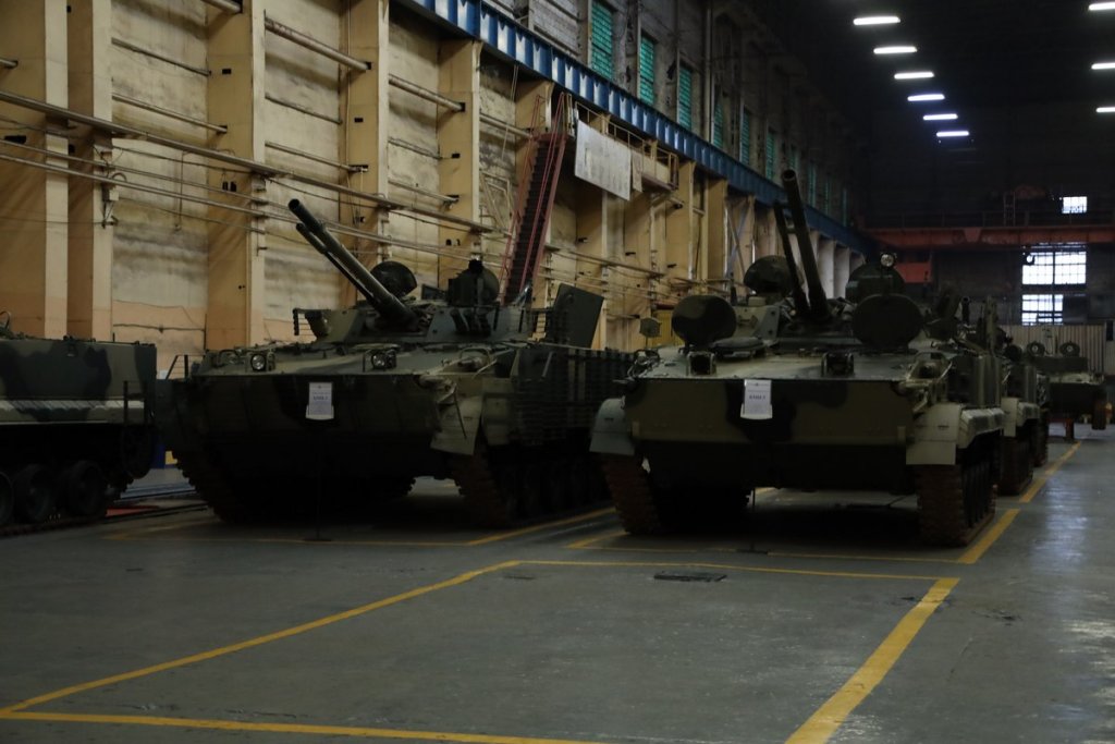 New BMP-3s at Kurganmashzavod plant, November 2022