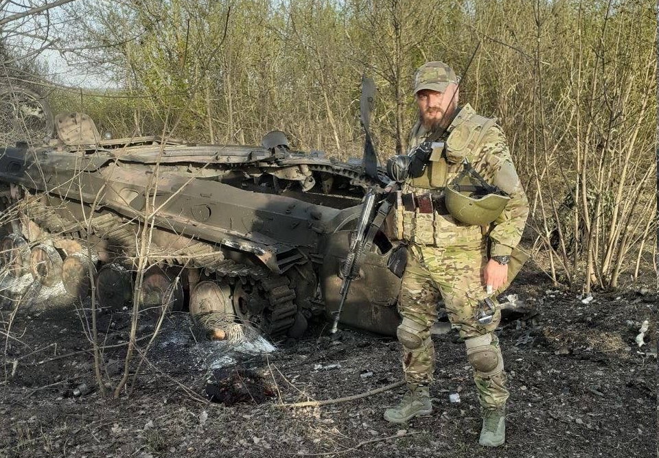 A russian BMP-2 was destroyed by Azov SOF in the vicinity of Huliaipole in a counter attack today, Defense Express