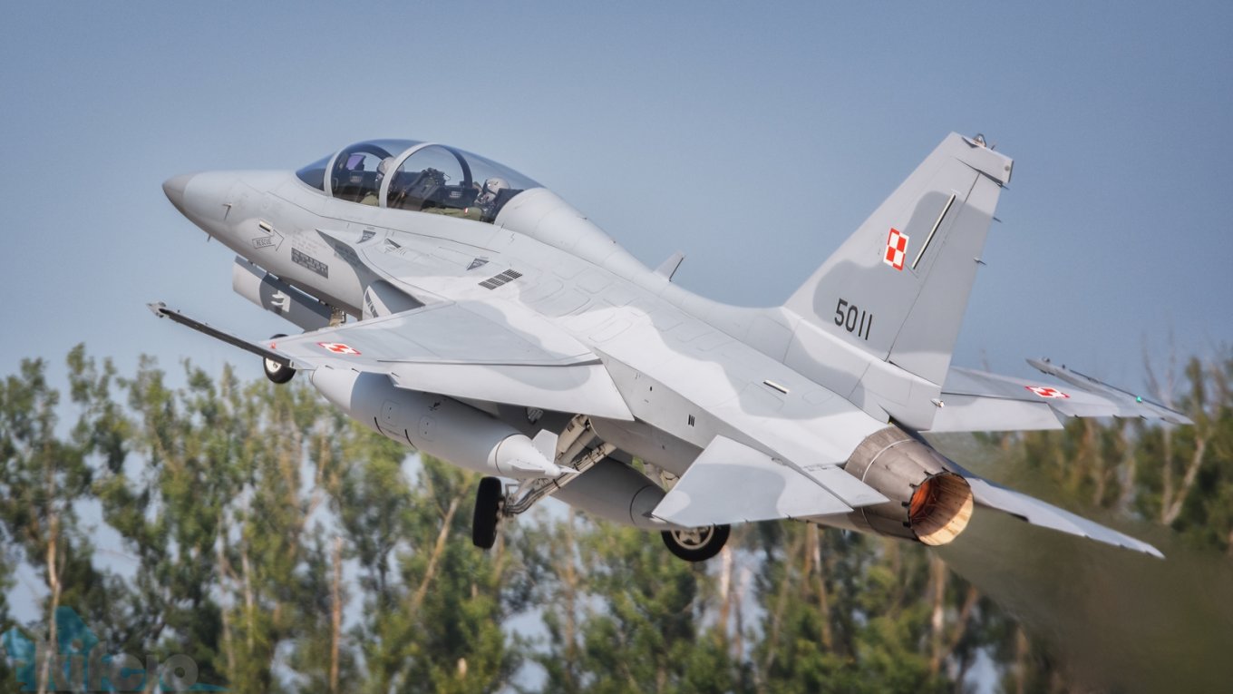 FA-50 trainer aircraft of the Polish Air Force