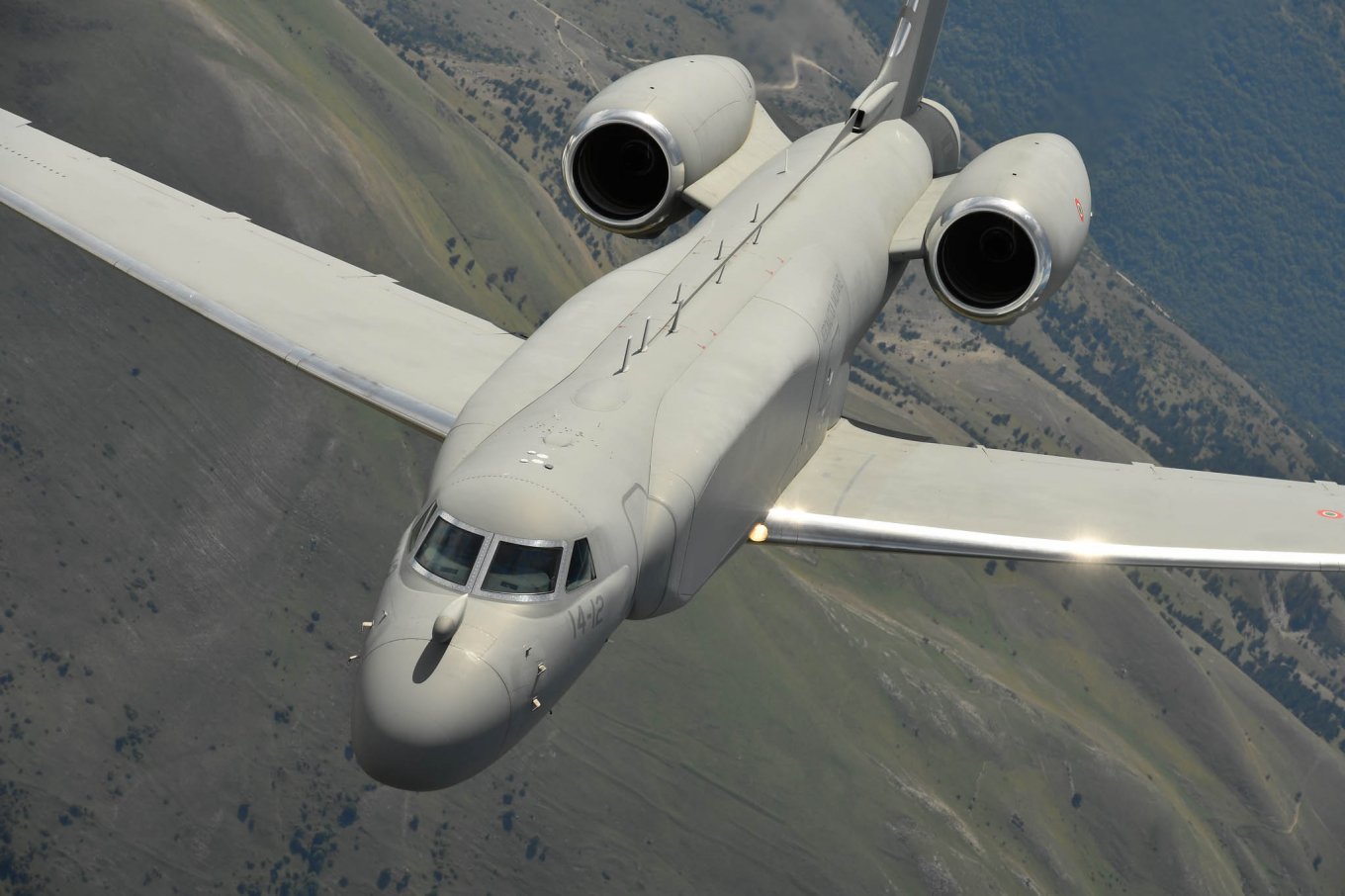 Italian Gulfstream G550 AEW/CAEW aircraft, designated E-550A,
