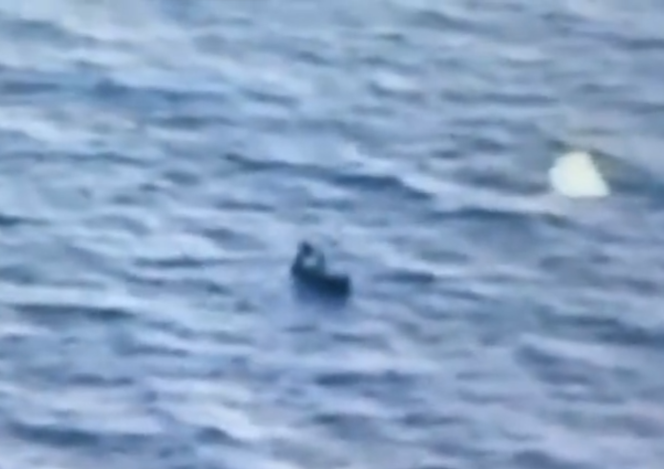 Unidentified russian naval drone destroyed by the Ukrainian Navy