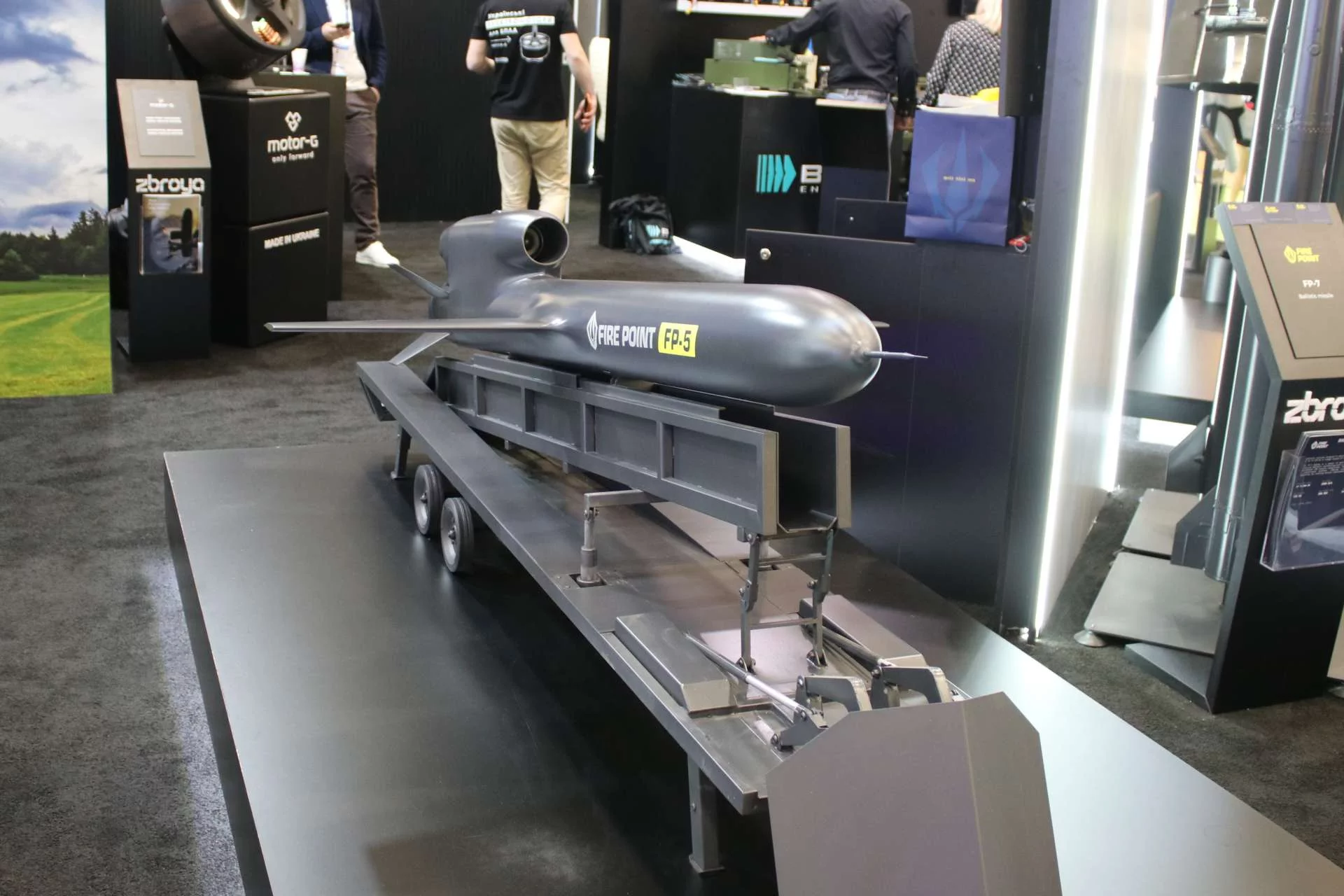 Ukraine's FP-5 Flamingo Cruise Missile Presented as Heavy UAV System at SAHA Expo 2026